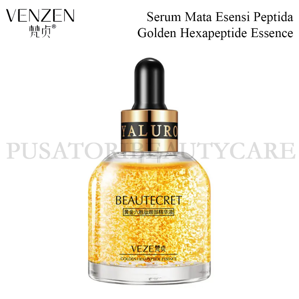 VENZEN / VEZE  Serum Mata Esensi Peptida Golden Hexapeptide Essence