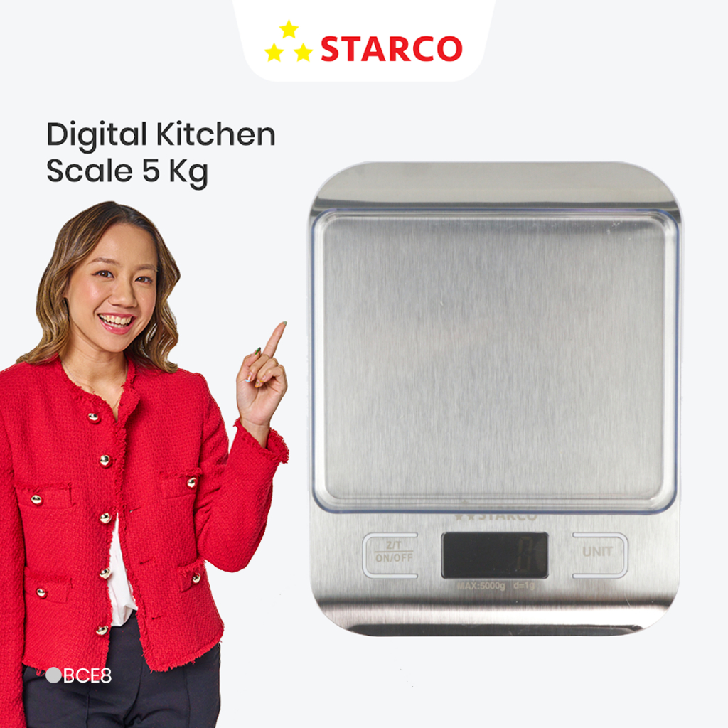 Starco Timbangan Dapur Timbangan Kopi Digital Stainless 5 kg/0.1g
