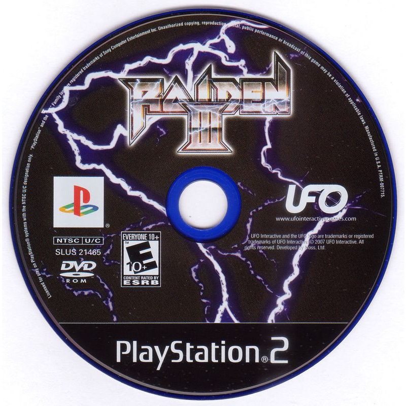 Kaset PS2 Raiden III