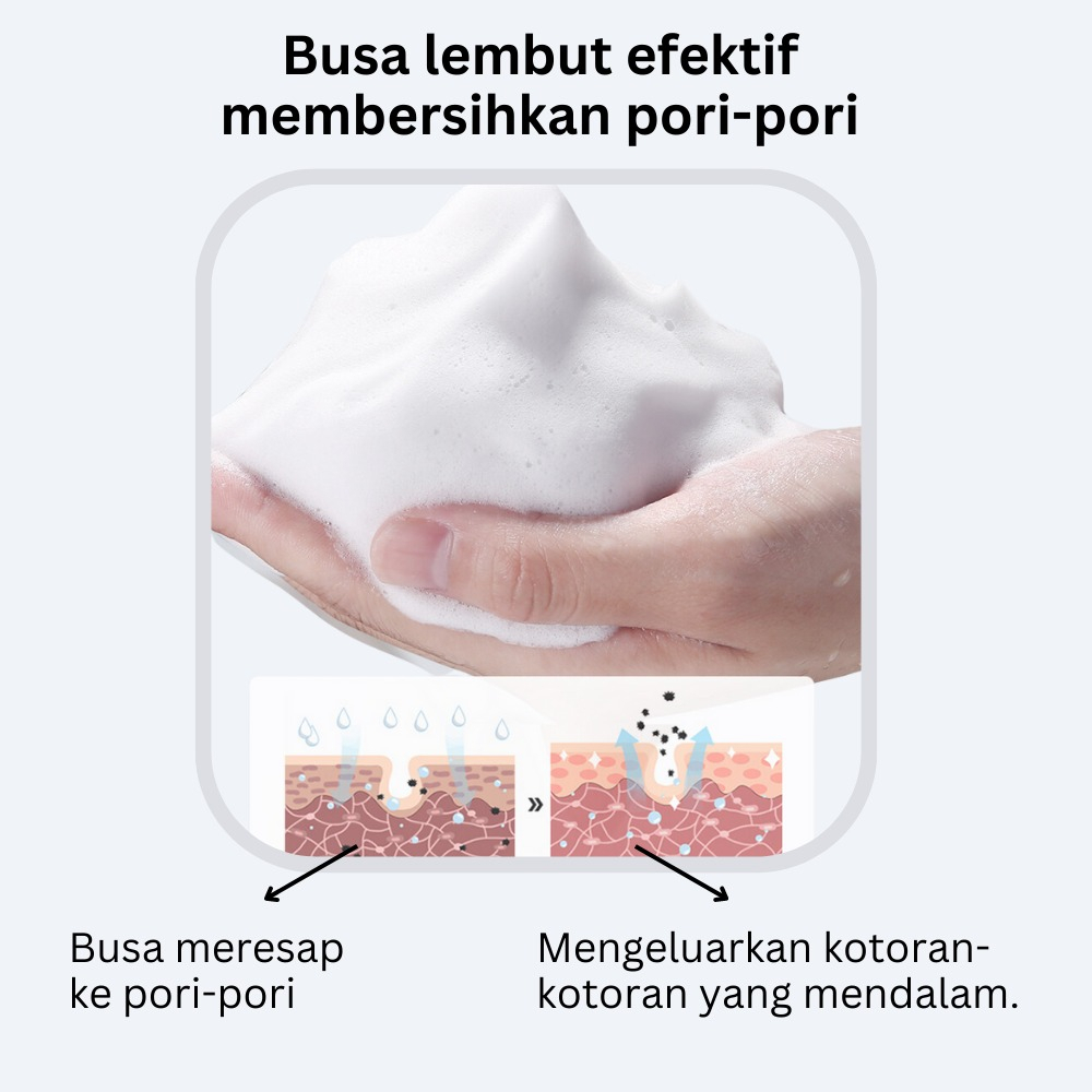 *RM*FEALI - Facial Wash Niacinamide 5x Sodium Hyaluronate Facial Wash Gentle Cleanser | Sabun Pembersih Muka untuk Skin Care