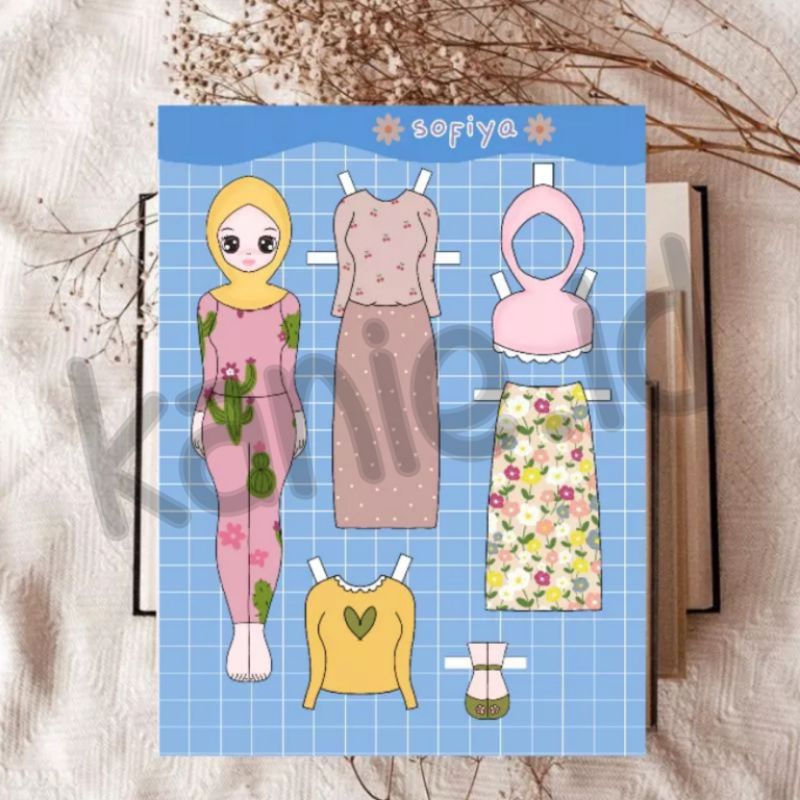 BP BPAN/BONGKAR PASANG HIJAB/HIJAB PAPERDOLL/BONGKAR PASANG KERTAS HIJAB