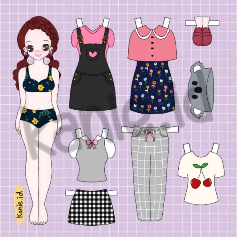 BP BPAN /BONGKAR PASANG/BAJU-BAJUAN/PAPER DOLLS/MAINAN JADUL