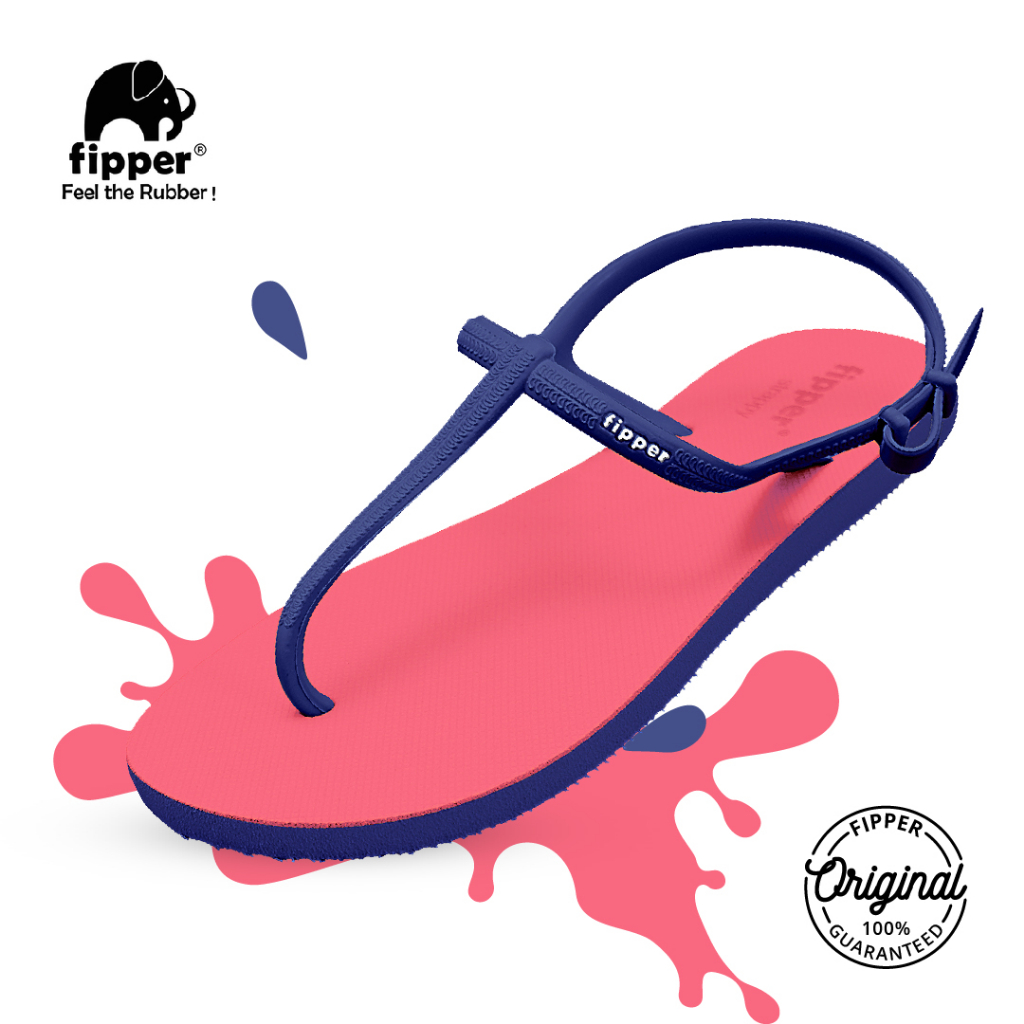 FIPPER Strappy Pink Punch / Navy