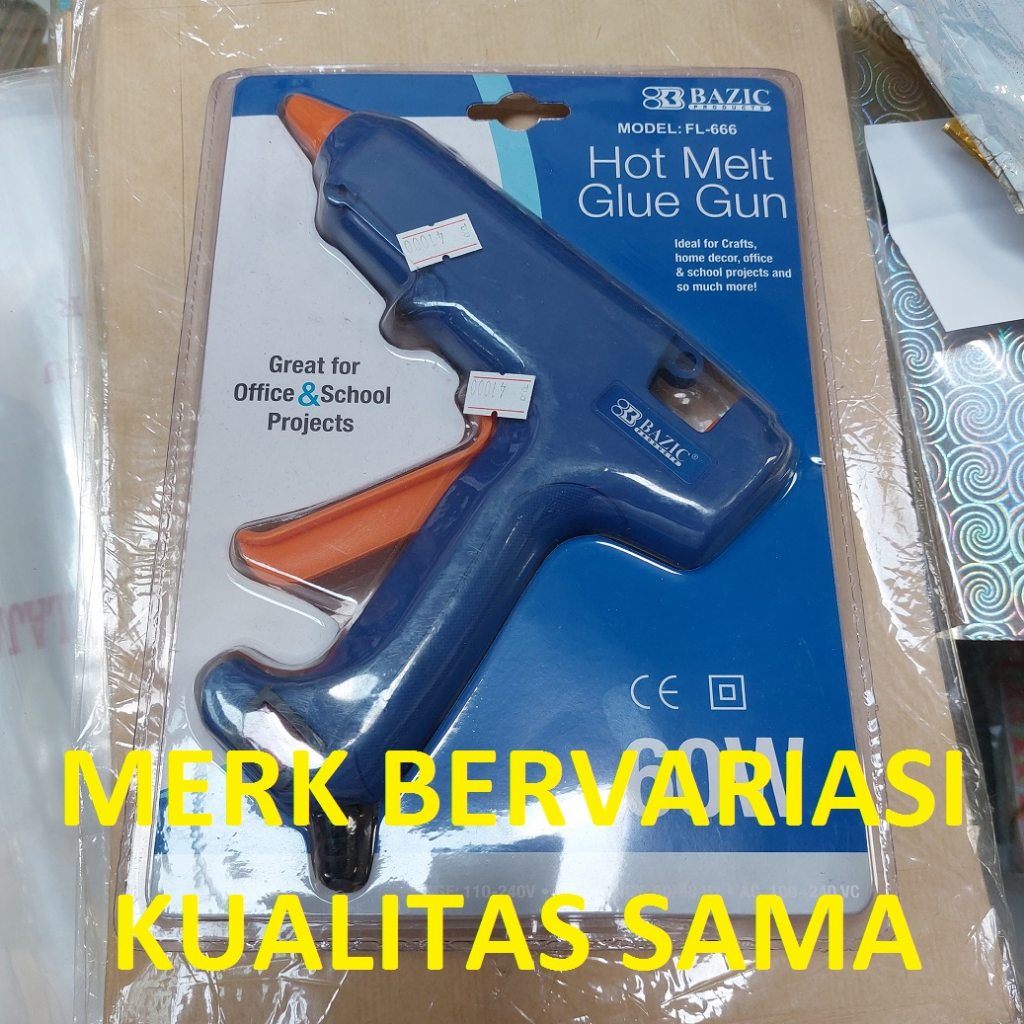 

1 BUAH Alat Lem Tembak Besar (Pistol Hot Melt Glue Gun On Off) - MERK RANDOM