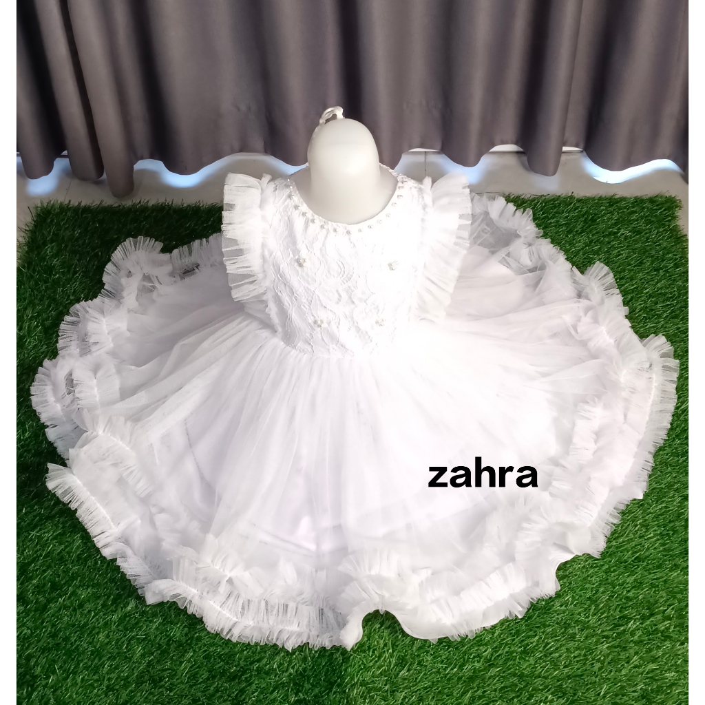 Zahra gaun pesta anak cantik dress mewah baju ulang tahun