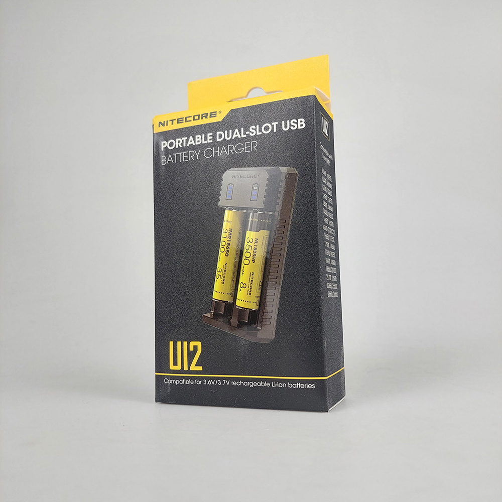 NITECORE Charger Baterai Universal 2 Slot for Li-ion &amp; NiMH - UI2 - Black