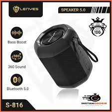 Speaker Bluetooth Lenyes S816 Waterproof IPX6 Speaker Wireless