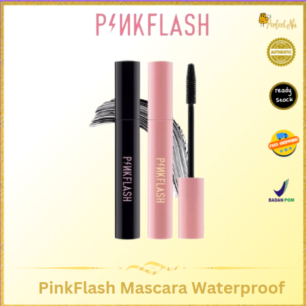 PINKFLASH MASCARA LONG LASTING CURLY | MASKARA TAHAN AIR