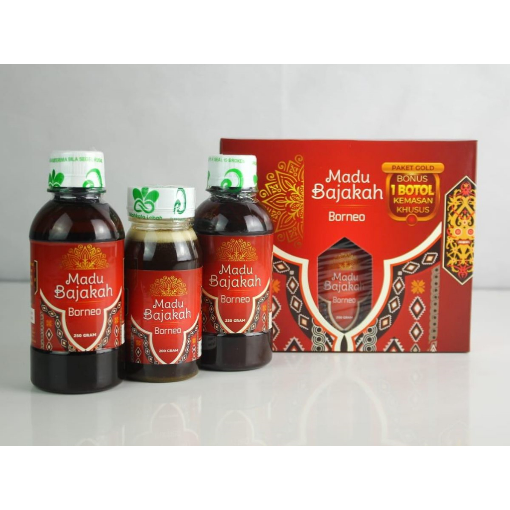 

Madu Bajakah Borneo Kemasan Gold Beli 2 bonus 1 botol kemasan Khusus 200gr