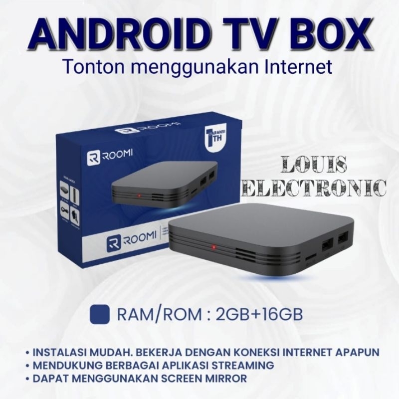 ANDROID TV BOX ROOMI 2/16GB