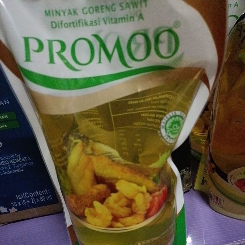 MINYAK GORENG PROMOO UKURAN 1 LITER &amp; 2 LITER, SATU BKS