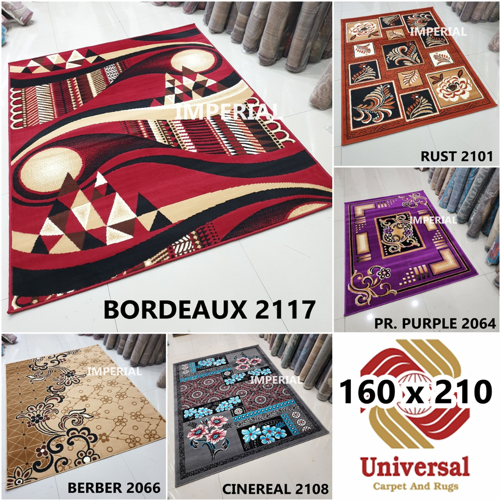 KARPET PERMADANI MODERNO uk. STANDAR 160 X 210 cm TERBARU PART 2/7