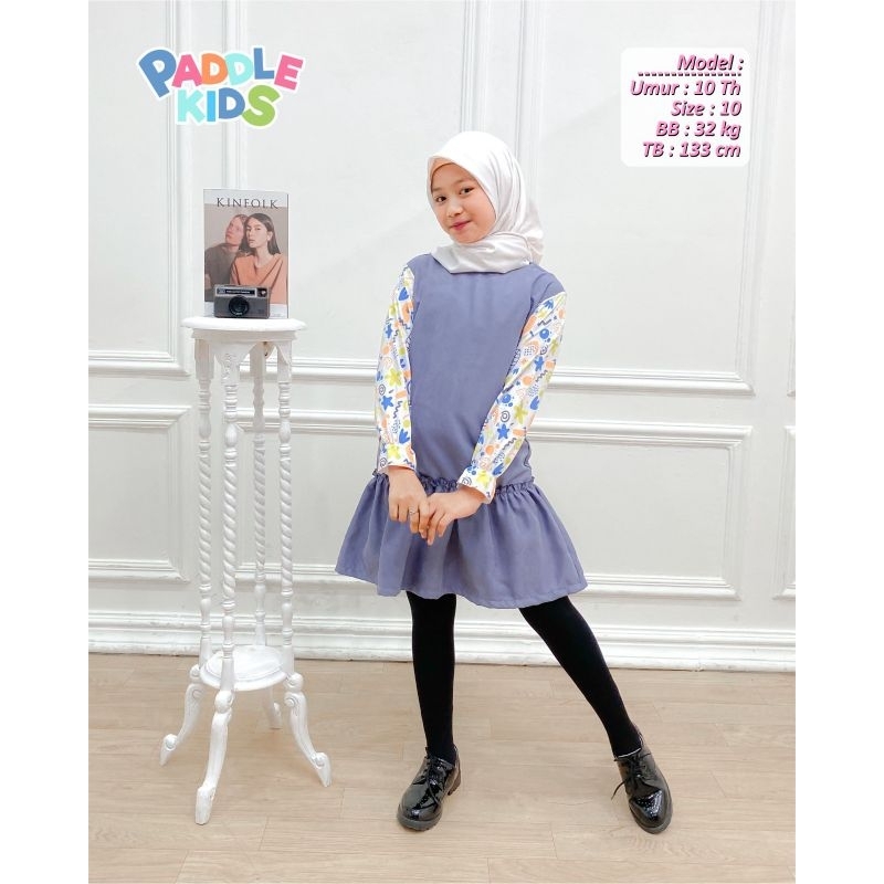 WHITISH TUNIC BY PADDLEKIDS / tunik anak corduray by paddle kids merah