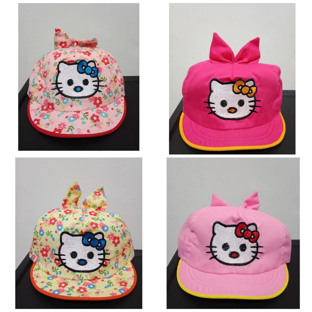 TOPI PET  ANAK PEREMPUAN TOPI ANAK PEREMPUAN USIA 0-1 TAHUN LUCU KARAKTER HELLO KITY