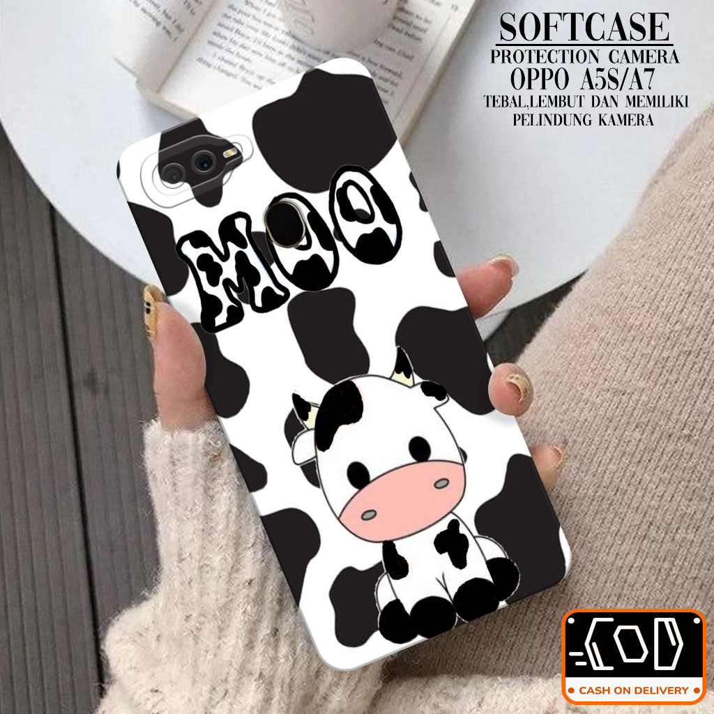 Softcase Oppo A5S/A7 Soft Protection Camera Case Oppo A5S/A7 Terbaru Pelindung Belakang Oppo A5S/A7 