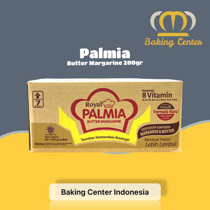 

Royal Palmia Butter Margarine 60X200gr