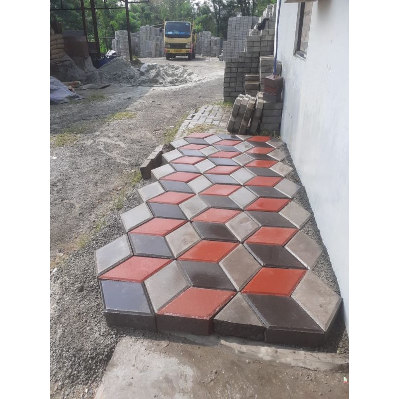 Paving 3 Dimensi tebal 8cm k300