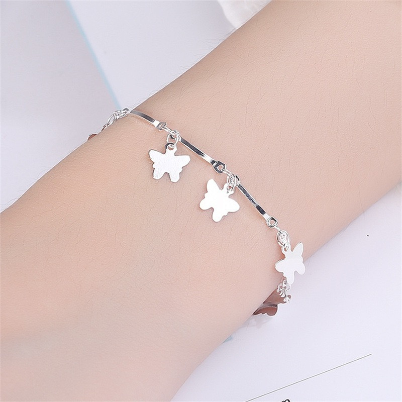 [COD] Gelang Perhiasan Wanita Anti Karat Gaya Casual Trendy Aksen Variasi Liontin Fashion