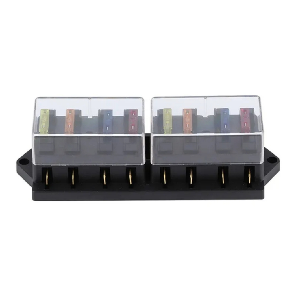 Fuse Holder Kotak Sekering 8 Way + Sekering Standard 8 pcs