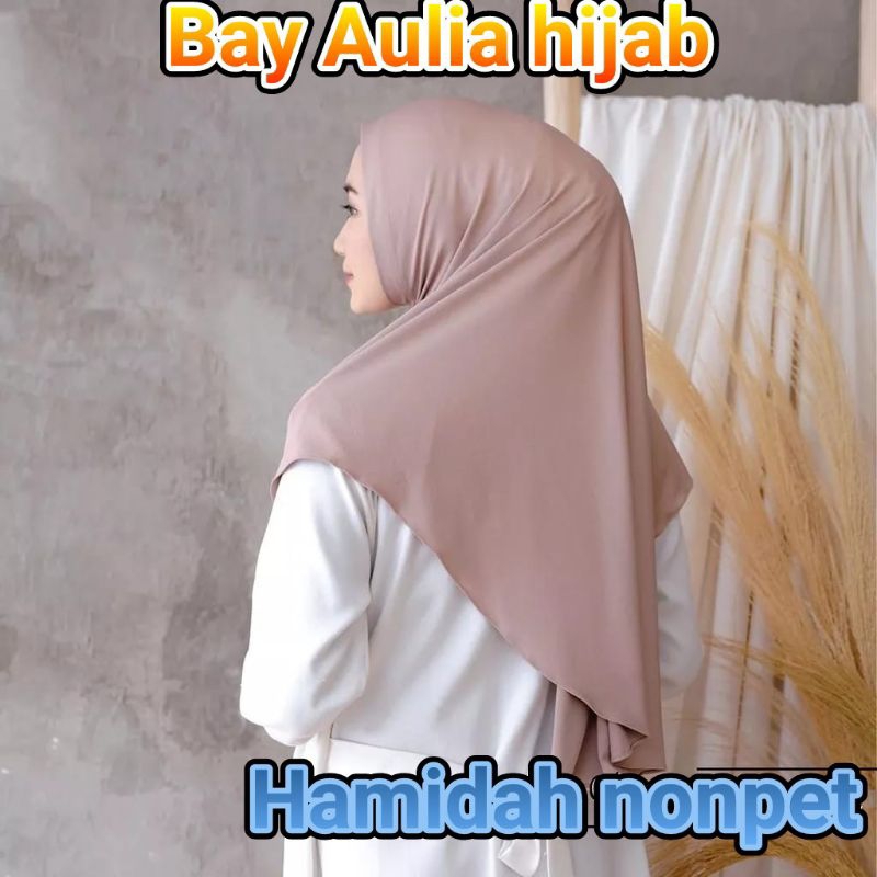 hijab instan bergo Hamidah nonpetl l kimar daily