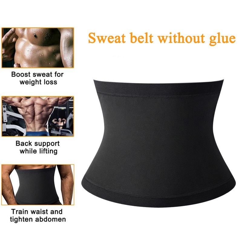 Sweat Shaper Korset Sauna Fat Burner Slimming Belt XL - A20 - Black