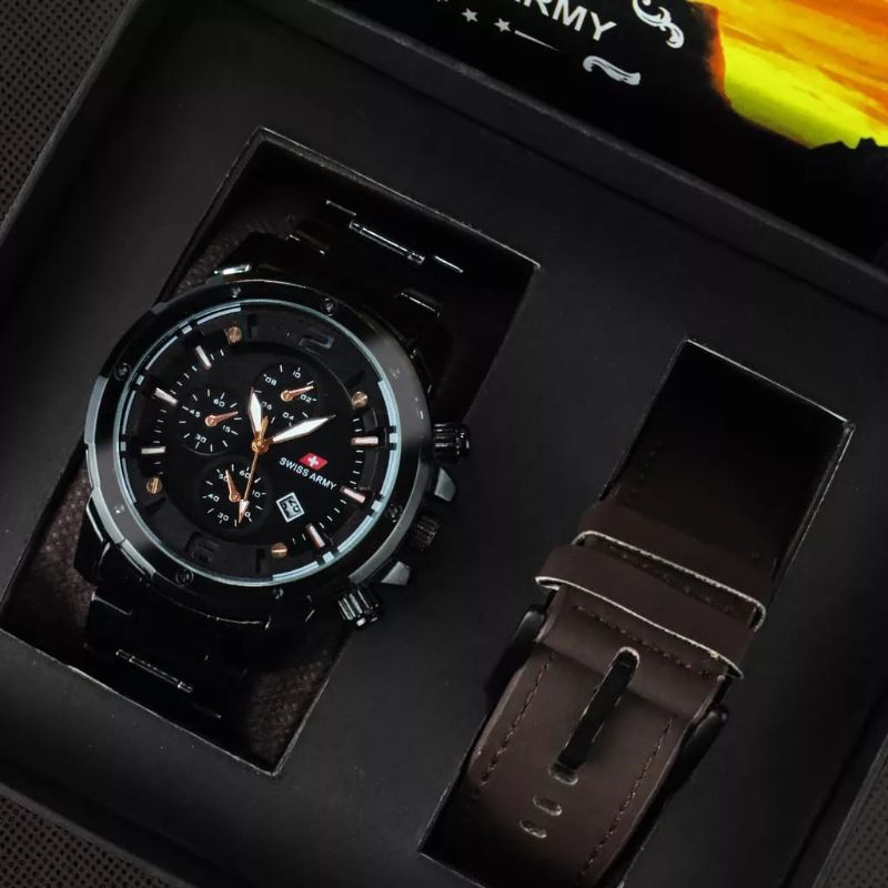 Jam tangan fashion pria Swiss