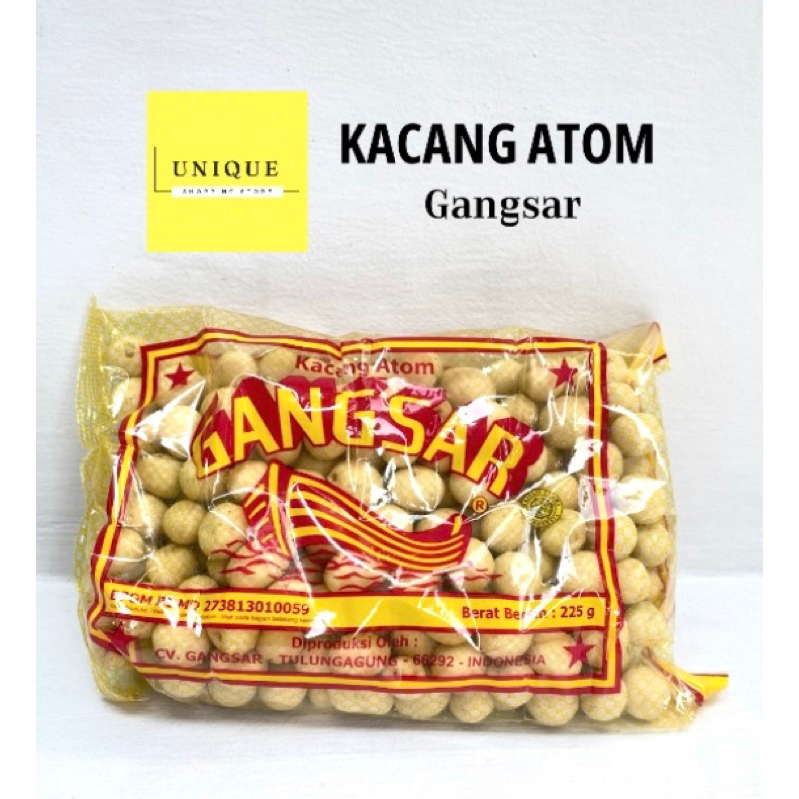 

Kacang atom gangsar kacang berbalut tepung 225 gr