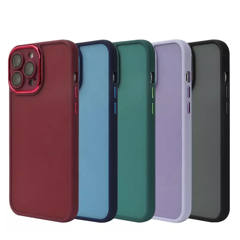 Soft Case Frosted Semi Transparant Silikon Realme 9 4G Realme 9 Pro Realme 9 Pro Plus Realme 10 4G Realme C30 Vivo V25 5G / Vivo V25e Vivo T1  Full Frame Camera Protect