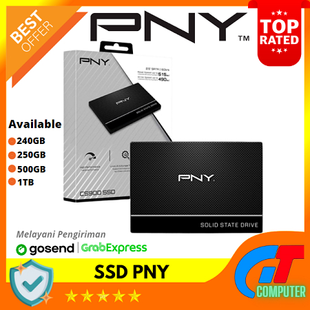 SSD PNY CS900 2,5&quot; SATA III 240 - 250 - 500 - 1TB