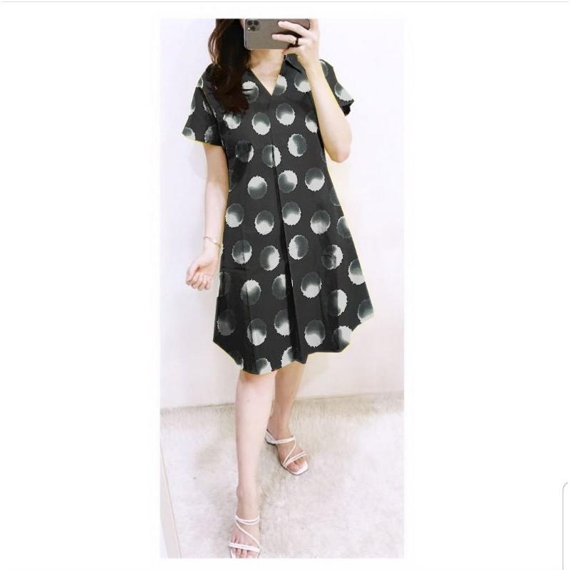 HN Dress/Dres Wanita/Fashion Wanita/Dress casual/Dres bunga/Dress Korea/Dres Santai/dress terbaru