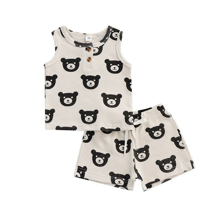 SETELAN ANAK BEAR UNISEX / SINGLET ANAK BEAR LOEWE