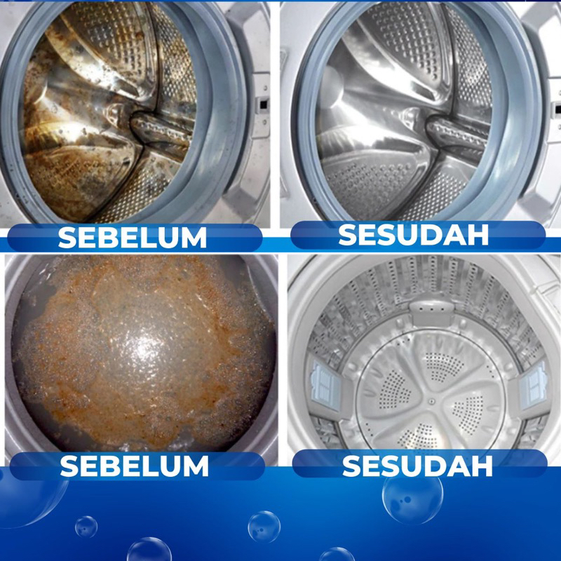 detergen pembersih mesin cuci serbuk perfect washing machine clean