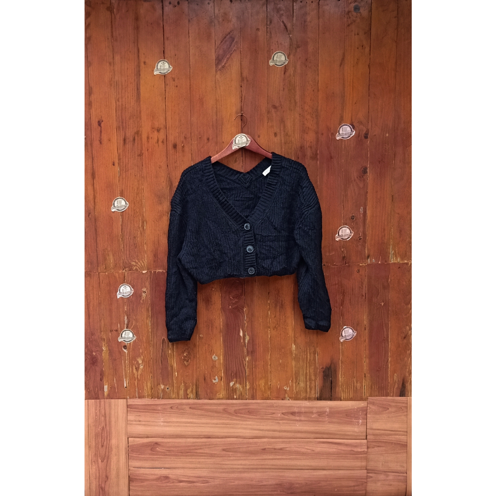 Zara Crop Knit Cardigan original