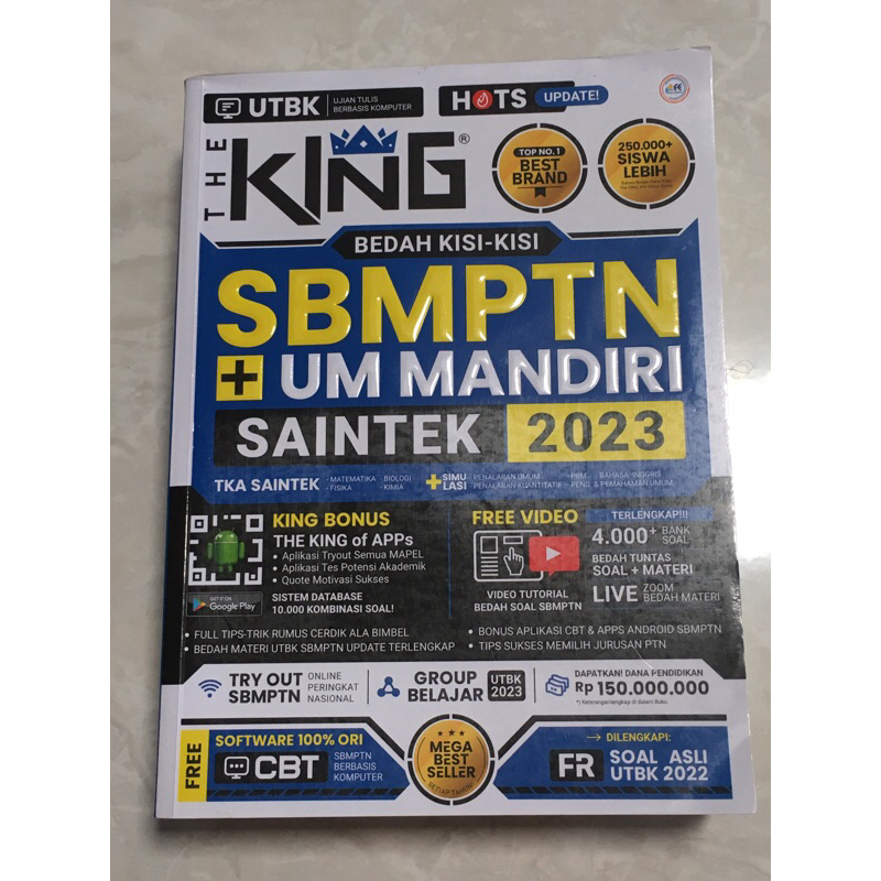 

BUKU UTBK THE KING sbmptn + um mandiri