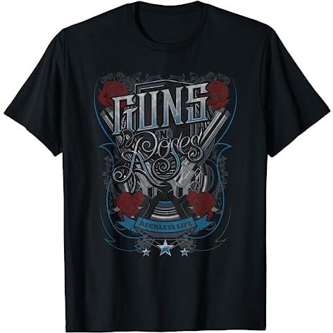 BAJU KAOS Guns N' Roses Official Reckless Life Guns T-Shirt