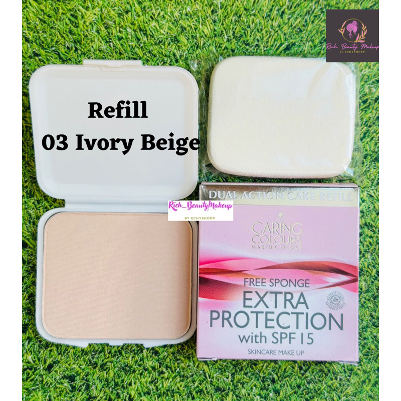 RB CARING COLOURS (REFILL) EXTRA PROTECTION WITH SPF 15 DUO ACTION CAKE