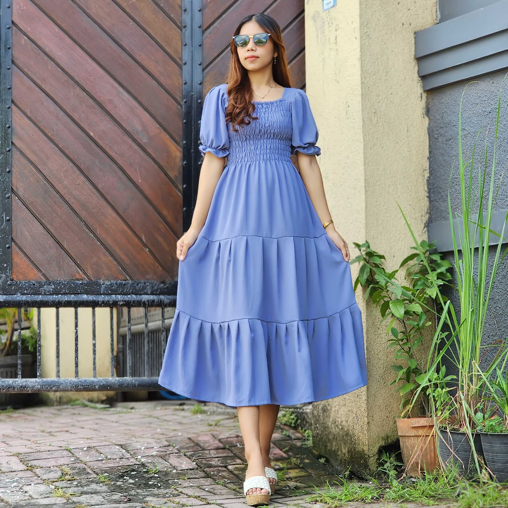 Dress Monika Crinkle Airflow Terbaru