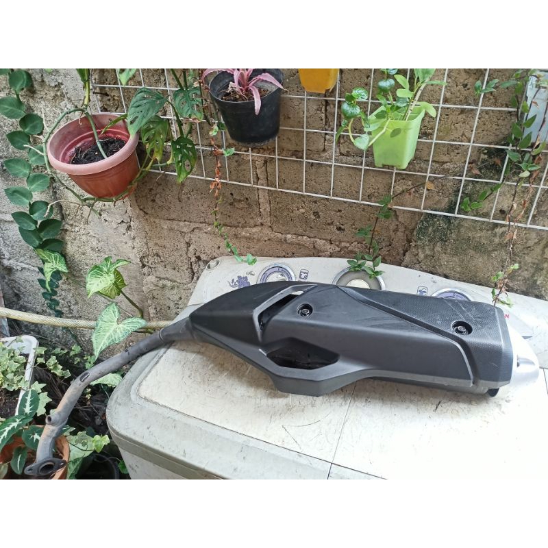 Knalpot vario 160cc 160 cc honda original ori copotan standar fullsystem fullset tinggal pasang ajah