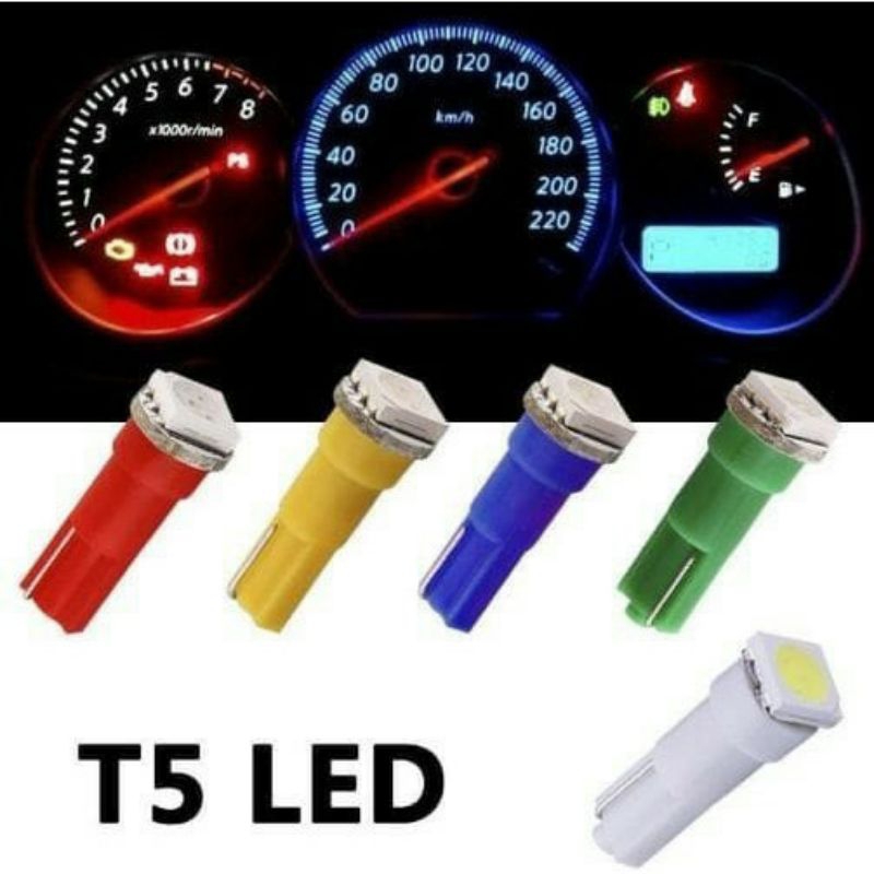 Lampu LED T5 Speedometer Variasi Motor Terang Universal Murah