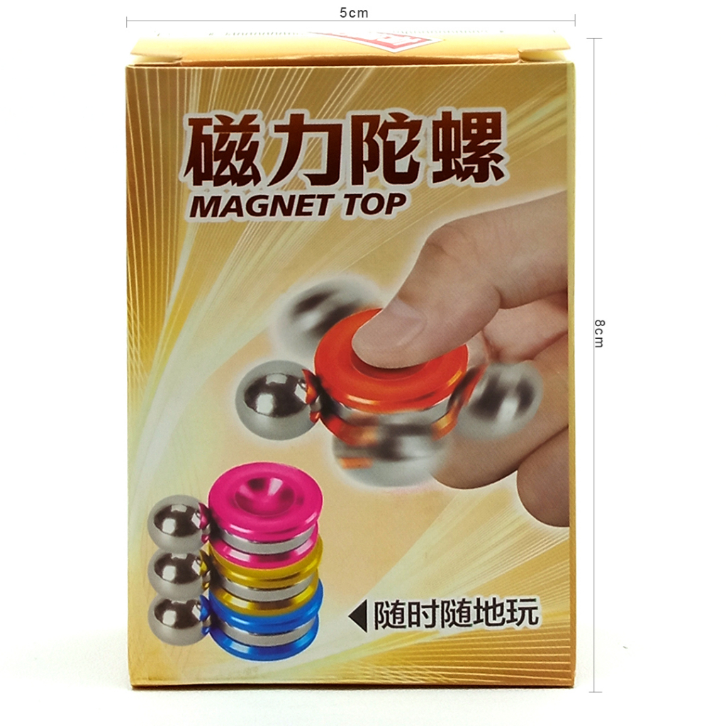 Fidget Spinner Magnetic Mainan Anti Stress