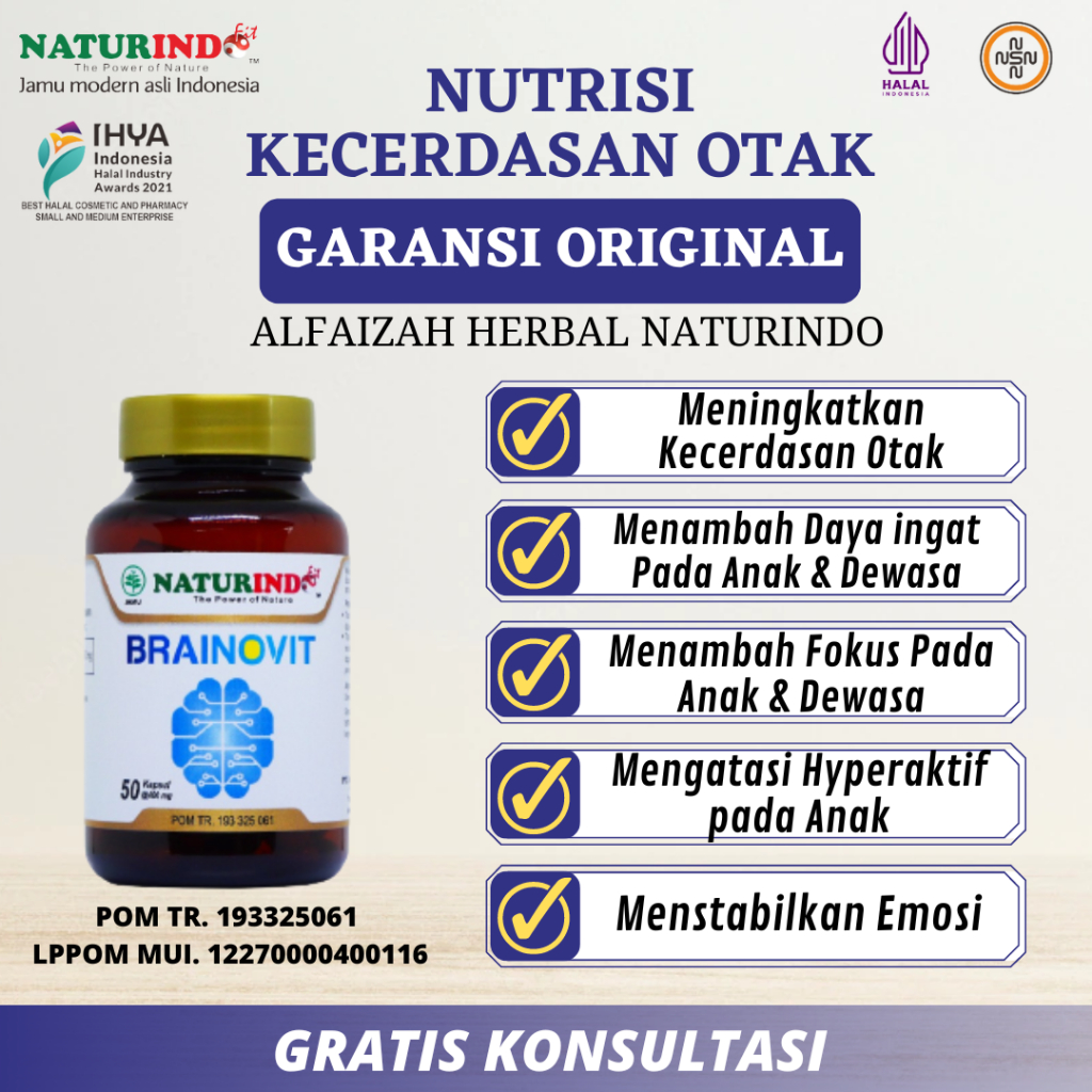 Vitamin ADHD Suplemen Meningkatkan Daya Ingat Suplemen Kecerdasan Stres Lupa Ingatan Depresi Depresa