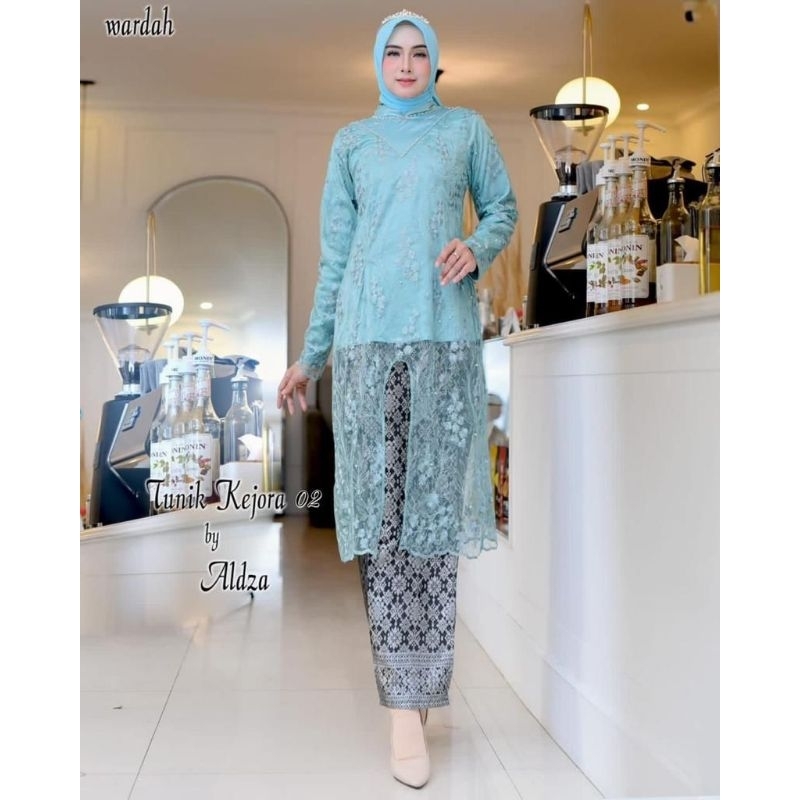 Stelan Kebaya Tunik Kurung Nadin Original Butik