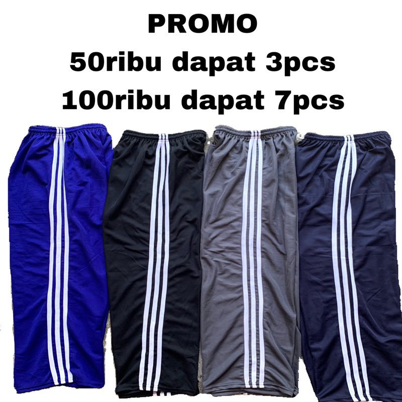 50RIBU DAPAT 3 100RIBU DAPAT 7 Celana Training Panjang Pria Wanita Celana Santai
