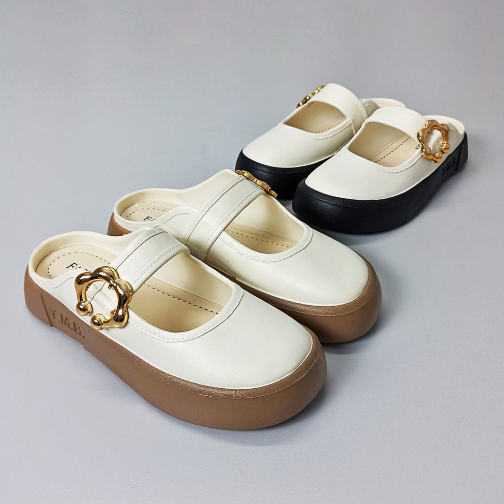 Sepatu Sandal Wanita Import Sepatu Slip On Perempuan Terkini Sepatu Jalan Cewek Fashion Kasual Cantik Murah SPT-66