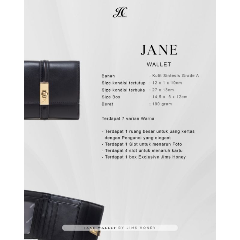 JIMS HONEY JANE WALLET + Free Exclusive Box