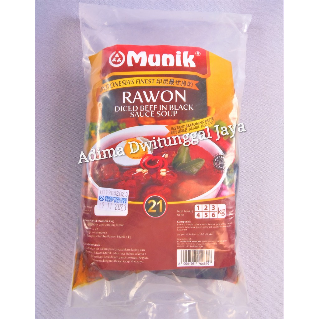 

Munik Bumbu Rawon 1Kg