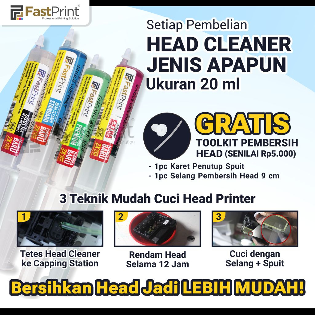 Head Cleaner Extra Protection Fast Print 20 ML