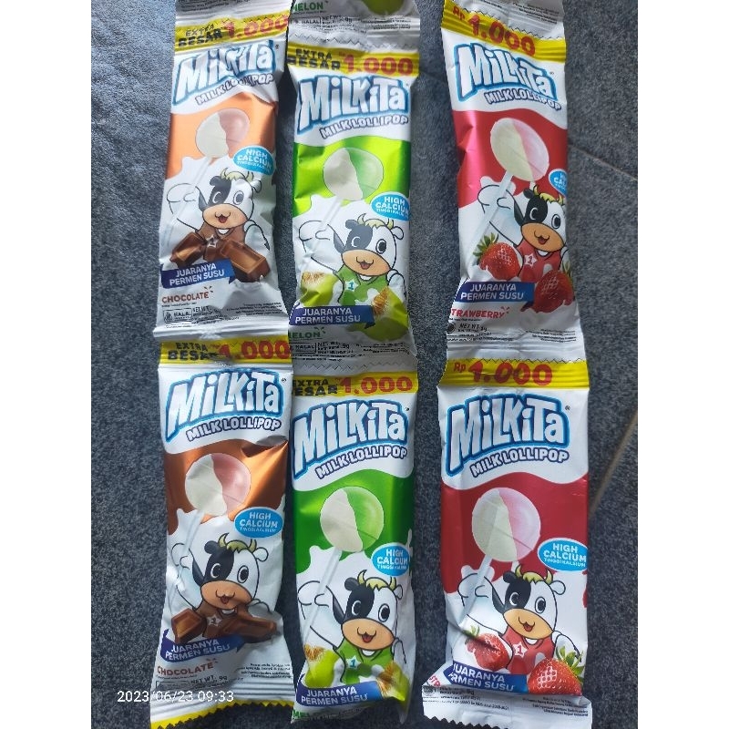 milkita permen lolipop isi 10 (rasa dikirim random)