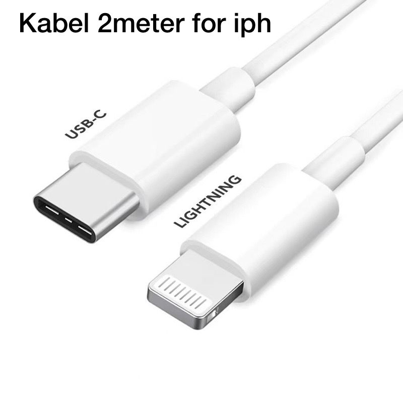 PD Kabel data 2meter for iph Lightning type-c data Fast charging usb charger PD 20W 25W Quick 200cm BY SMOLL