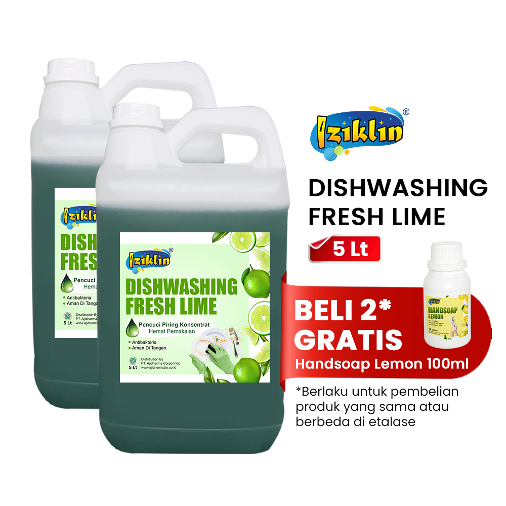 Iziklin Dishwashing Fresh Lime - 5 Liter